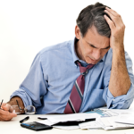 diseases your dentist can detect - severe stress - stressed man